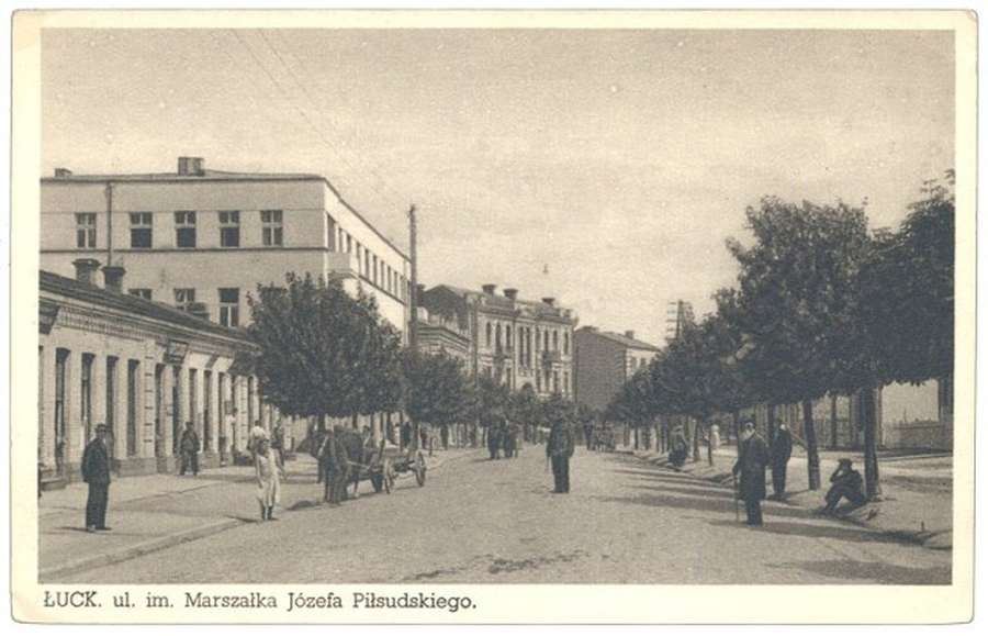 Теперішня вулиця Винниченка. Поштова листівка><span class=