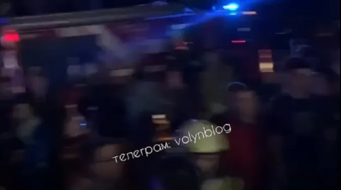 У Луцьку вночі горів гуртожиток ЛНТУ (відео)