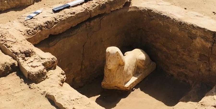В Єгипті знайшли унікальну статую сфінкса (фото)