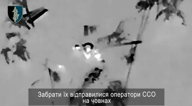 Спецпризначенці врятували з води на Херсонщині п'ятьох окупантів (відео)