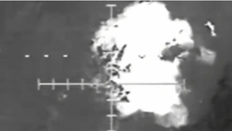 Українські спецпризначенці ударним дроном знищили 15 загарбників і танк (відео)