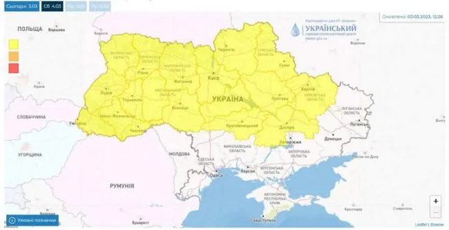 Сильний вітер: на Волині оголосили штормове попередження