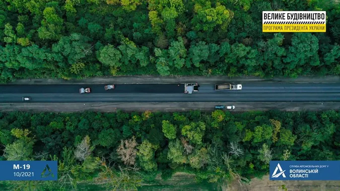 На Волині триває ремонт міжнародного автошляху на межі з Рівненщиною (фото)