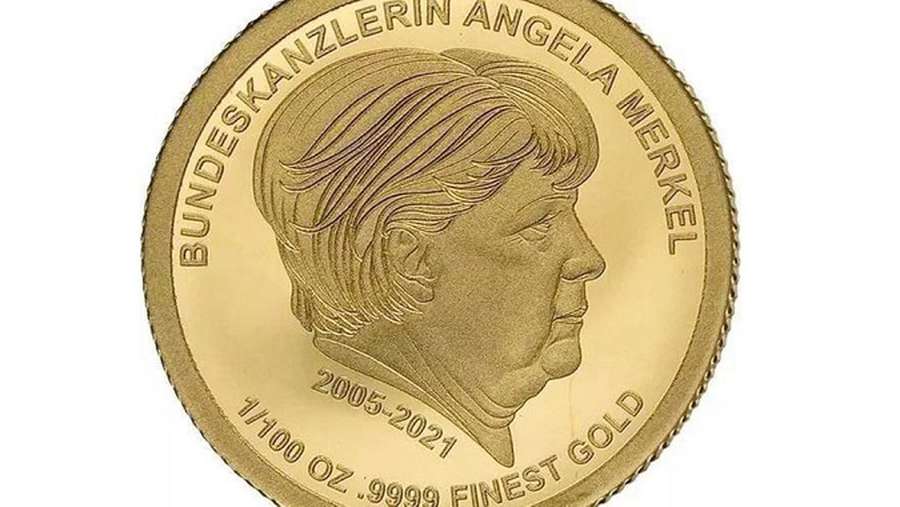 У Німеччині випустили золоті монети із портретом Ангели Меркель (фото)