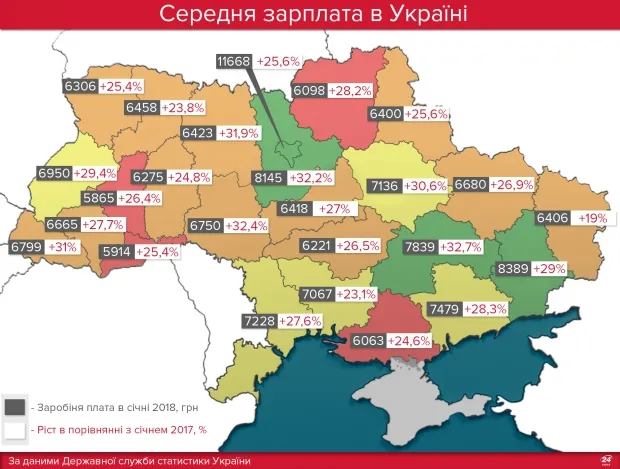 Порахували, скільки волинянам платять за годину роботи (інфографіка) 