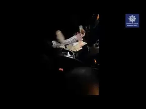 У Луцьку п'яний водій дав патрульним 5000 гривень хабаря (відео)