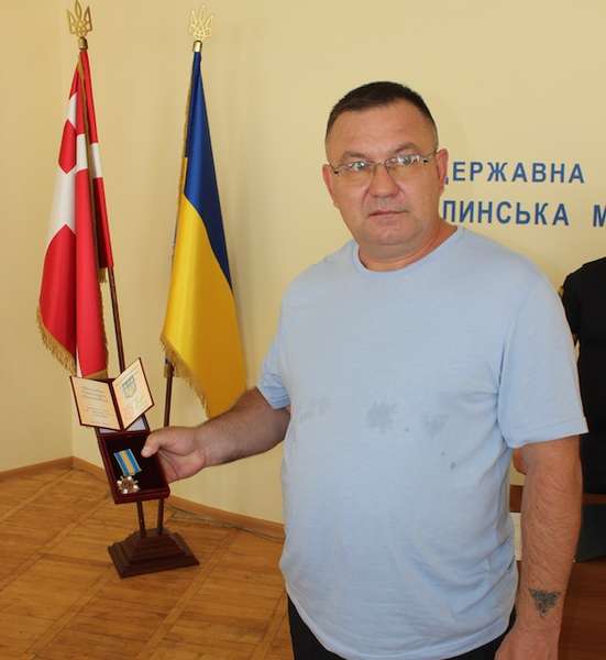 Волинський митник, який служить в ЗСУ, отримав орден «За мужність» (фото)
