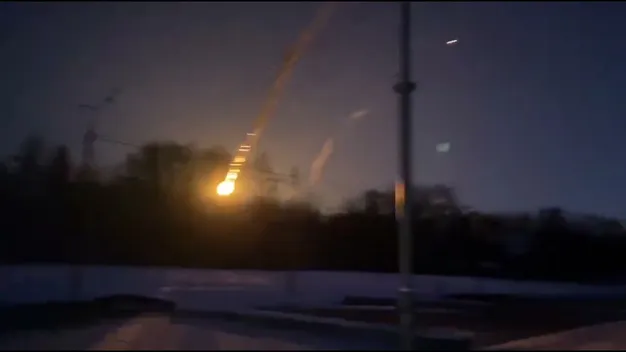 Над Харковом збили російський винищувач (відео)