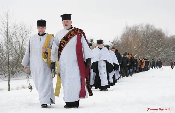 Водохреща в Луцьку: як це було торік (фото)