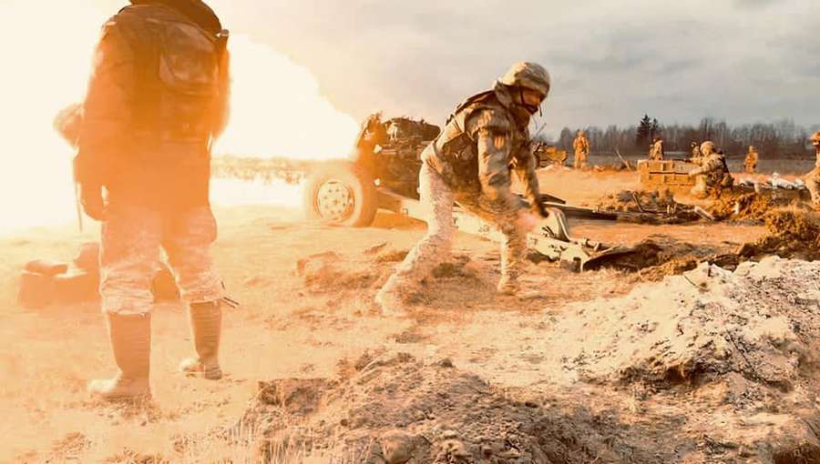 Артилеристи Волинської бригади тероборони показали, як вчаться нищити ворога (фото, відео)