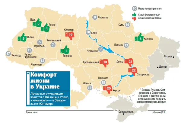 Чому Луцьк комфортний для життя? 