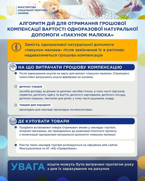 Де на Волині можна використати кошти з «пакунку малюка»