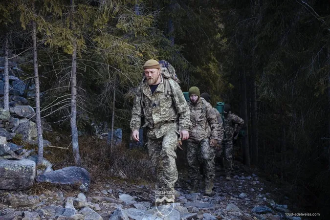 Новобранців «Едельвейсу» вивезли в гори: для чого (фото)
