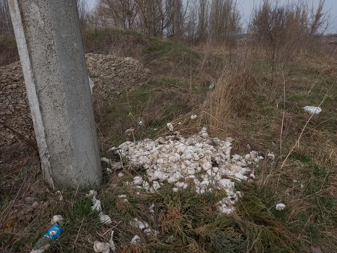 Лучани влаштували сміттєзвалище біля Нового ринку (фото)
