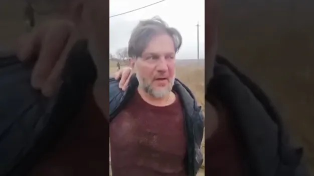 На Київщині неподалік збитого гелікоптера затримали «виродка» (відео)