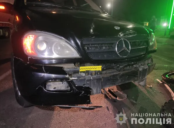 У Ковелі Mercedes збив 18-річного мотоцикліста (фото)