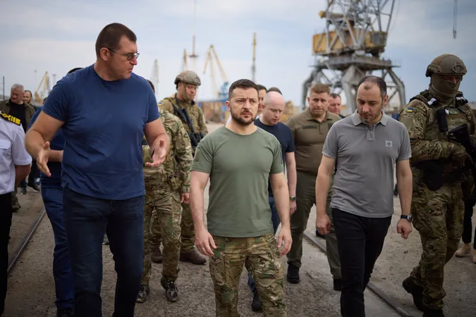 Зеленський у Чорноморську чекає на початок експорту зерна (фото, відео)