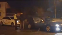 Нічного дрифтера на Alfa Romeo у Луцьку непомітно наздогнала поліція (відео)