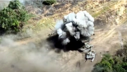 Українські захисники знищили танкову роту рашистів (відео)