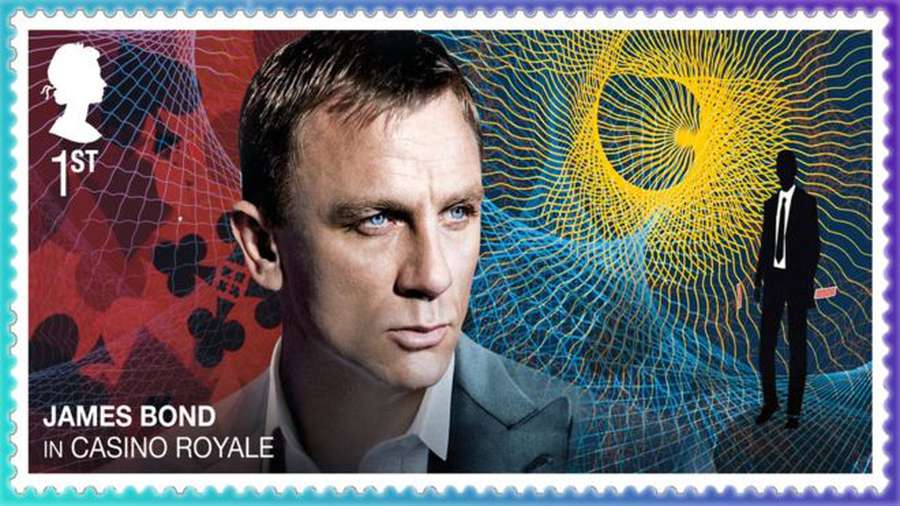 У Британії випустили марки з Джеймсом Бондом