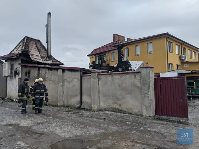 У Володимирі горів ресторан (фото)