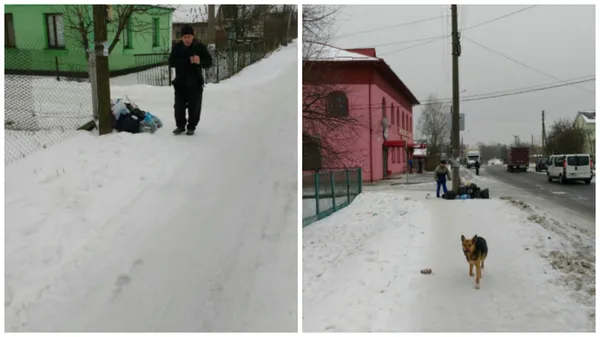 «Муніципали» ловлять  лучан, які викидають сміття на узбіччя (фото)