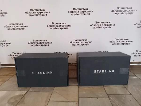 Волинь отримала комплекси супутникового інтернету StarLink (відео)
