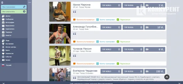Velever: створили соцмережу для спортсменів