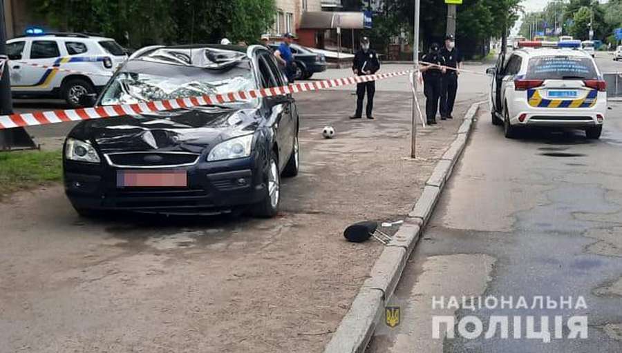 Поліція затримала водія, який збив батька з дітьми у Луцьку (фото)