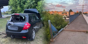 У Луцьку п'яний водій на Kia злетів із мосту: відомі деталі автотрощі (фото)