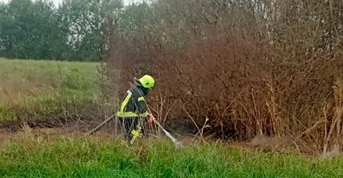 Під Луцьком хтось випадково підпалив торф'яник