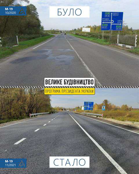 Європейська якість: відремонтували 11 кілометрів автошляху М-19 в межах Волині (фото)