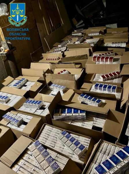 На Волині вилучили контрафактні сигарети на понад 2 мільйони гривень (фото)