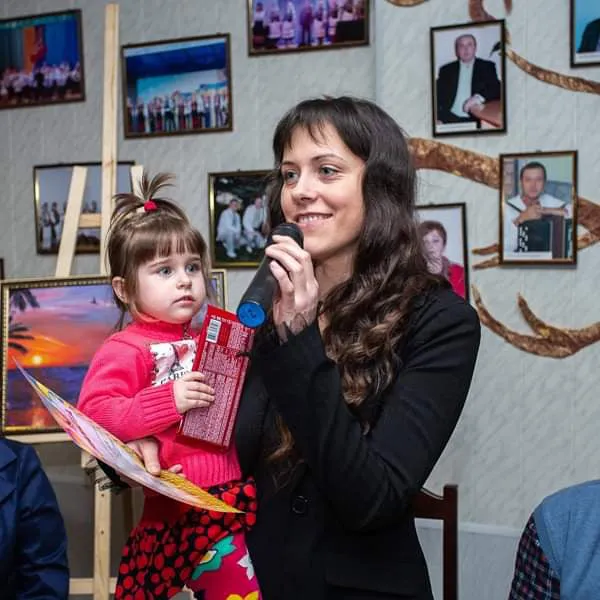 З донечкою Вікторією