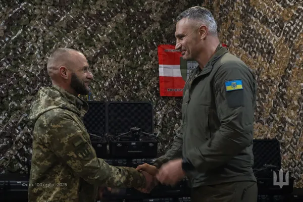 Волинських воїнів на передовій відвідав мер Києва (фото)