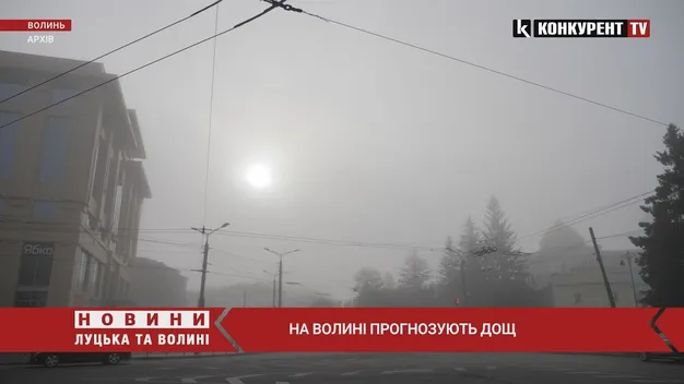 Можливий дощ: погода в Луцьку на четвер, 10 листопада (відео)