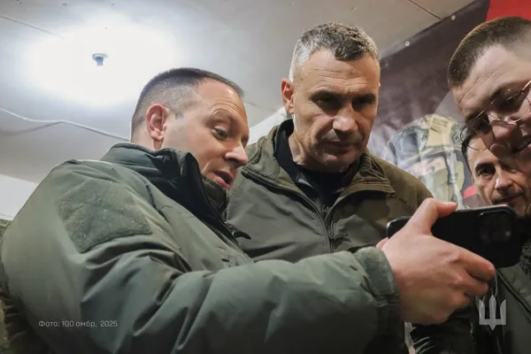 Волинських воїнів на передовій відвідав мер Києва (фото)