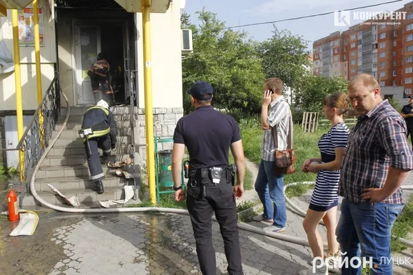 У Луцьку на Конякіна горів магазин
