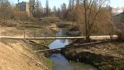 У Луцьку реконструювали небезпечний пішохідний міст. Відео