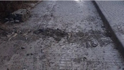 Грушевського: лучан обурив недбалий ремонт теплотрас (фото)