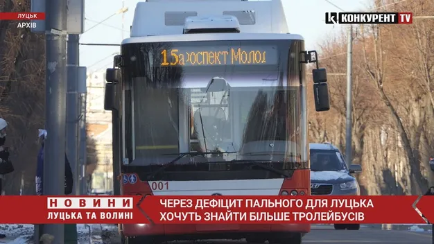 Більше тролейбусів у Луцьку – це вихід із паливної кризи, – депутат (відео)