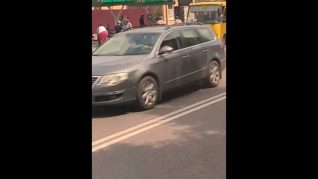 У Луцьку водій маршрутки викинув п'янючого пасажира з автобуса (відео)