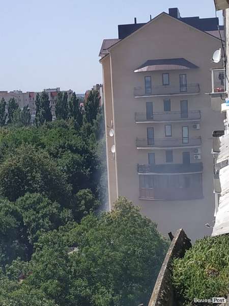 У Луцьку – пожежа у новобудові (фото)