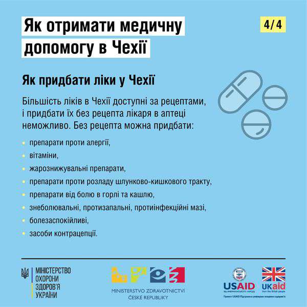 Як українцям отримати медичну допомогу в Чехії