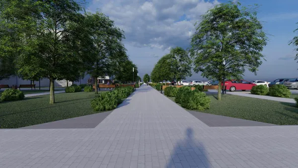 Показали, якою буде нова площа перед РАЦСом в Луцьку (фото, відео)