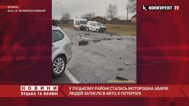Зіткнення лоб в лоб: у Луцькому районі – смертельна ДТП (відео)