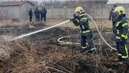Під Луцьком чоловік підпалив поле й ледь не спалив сусідні будинки (фото)