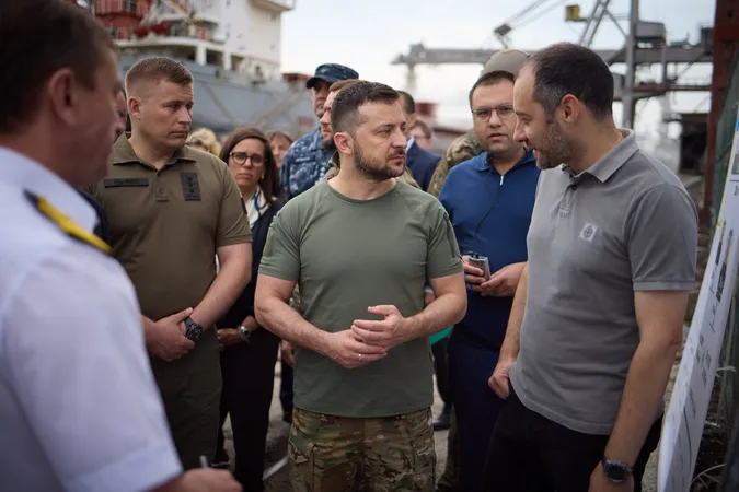 Зеленський у Чорноморську чекає на початок експорту зерна (фото, відео)
