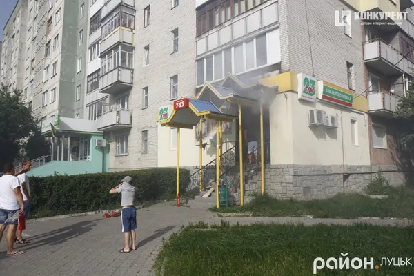 У Луцьку на Конякіна горів магазин