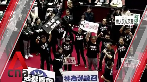 Депутати Тайваню закидали прем'єра свинячими кишками